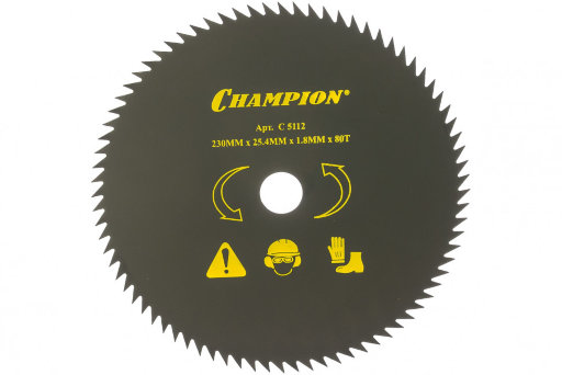Нож с  остроугольными зубцами Champion 80/230/25,4 (SRM-2305SI,SRM-2655SI)