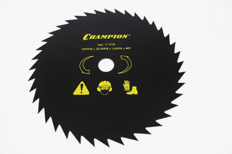 Нож с остроугольными зубцами Champion 40/255/25,4 (SRM-330ES/SRM-350ES,4605)